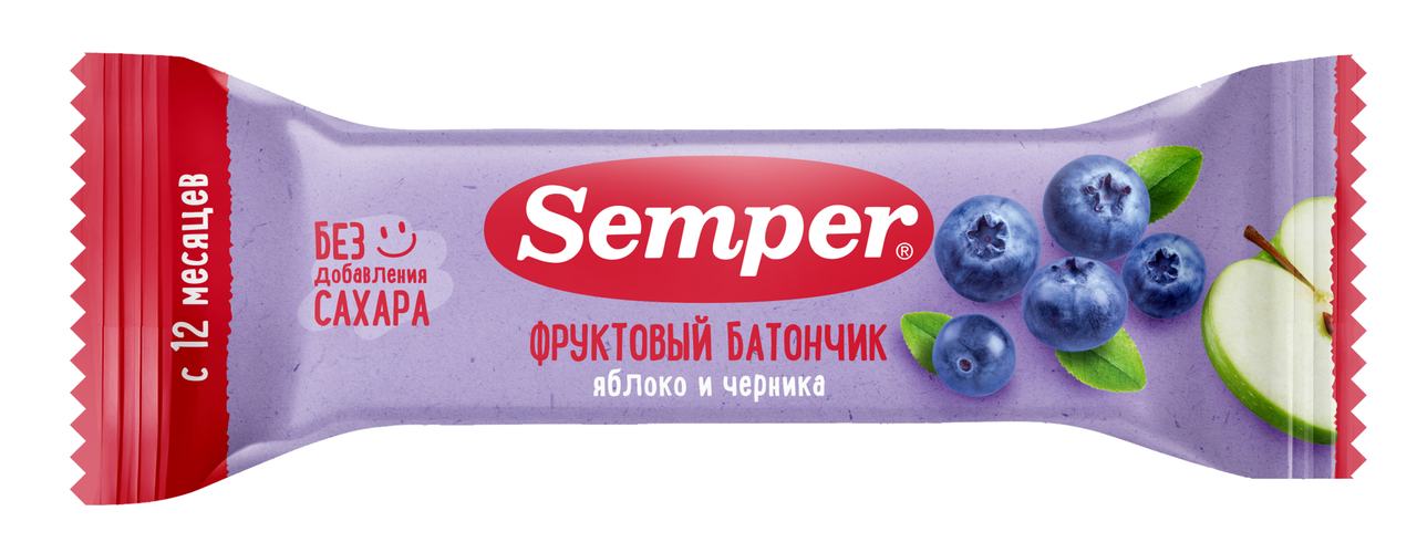 Яблоко и черника