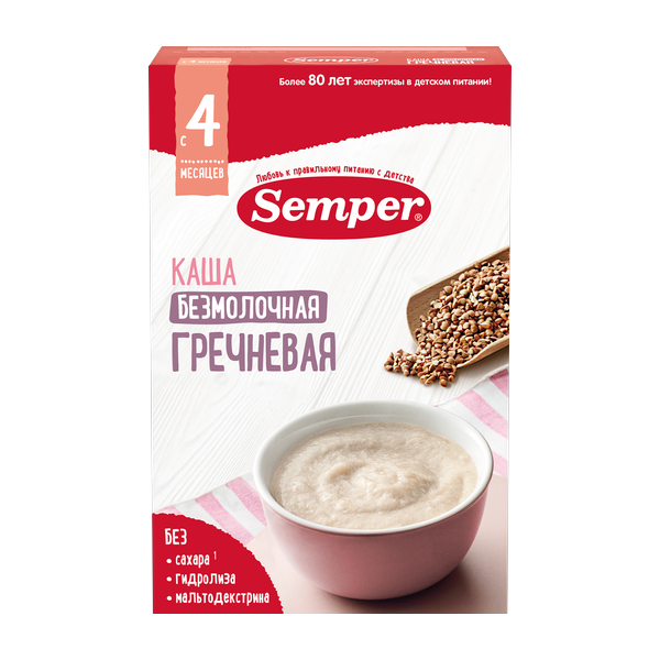 Безмолочная каша Гречневая